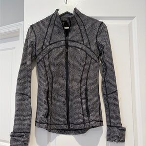 Lululemon Athletica Black and White Utility Jacket